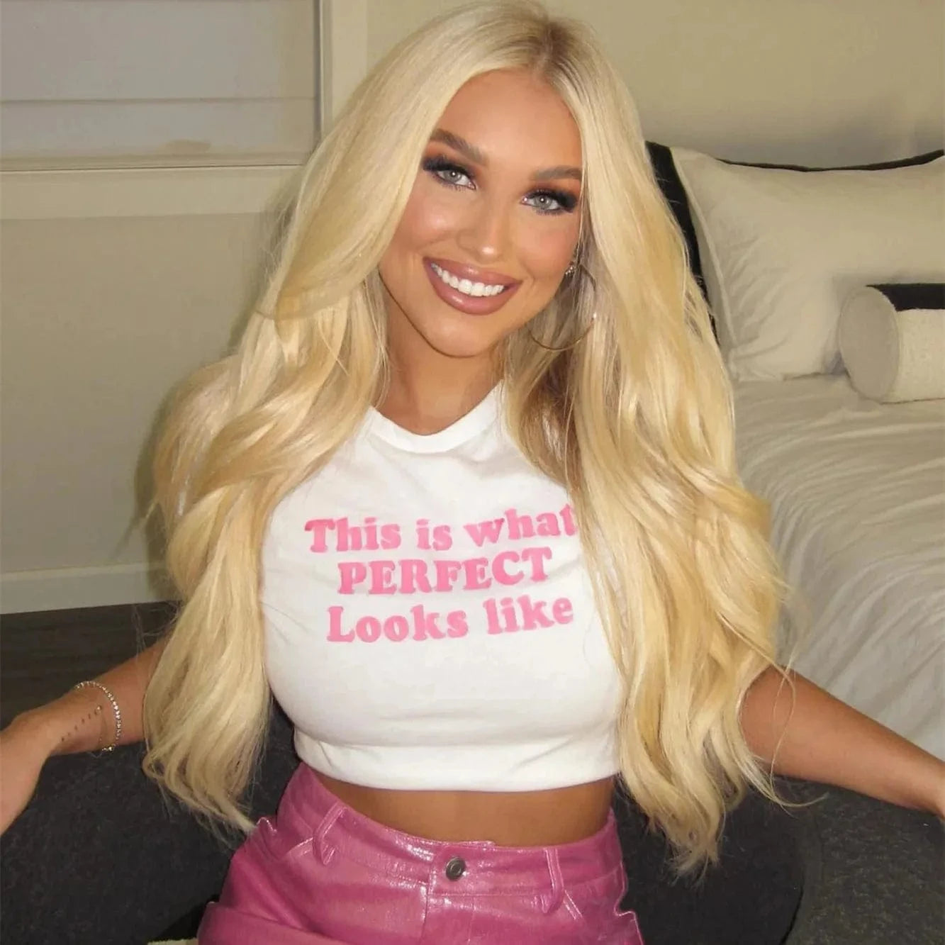 Bomblook Z703TP Summer Y2K Crop Tops Short Sleeve Clothes Tank Tops Casual Streetwear Print T-shirt For Women 2024