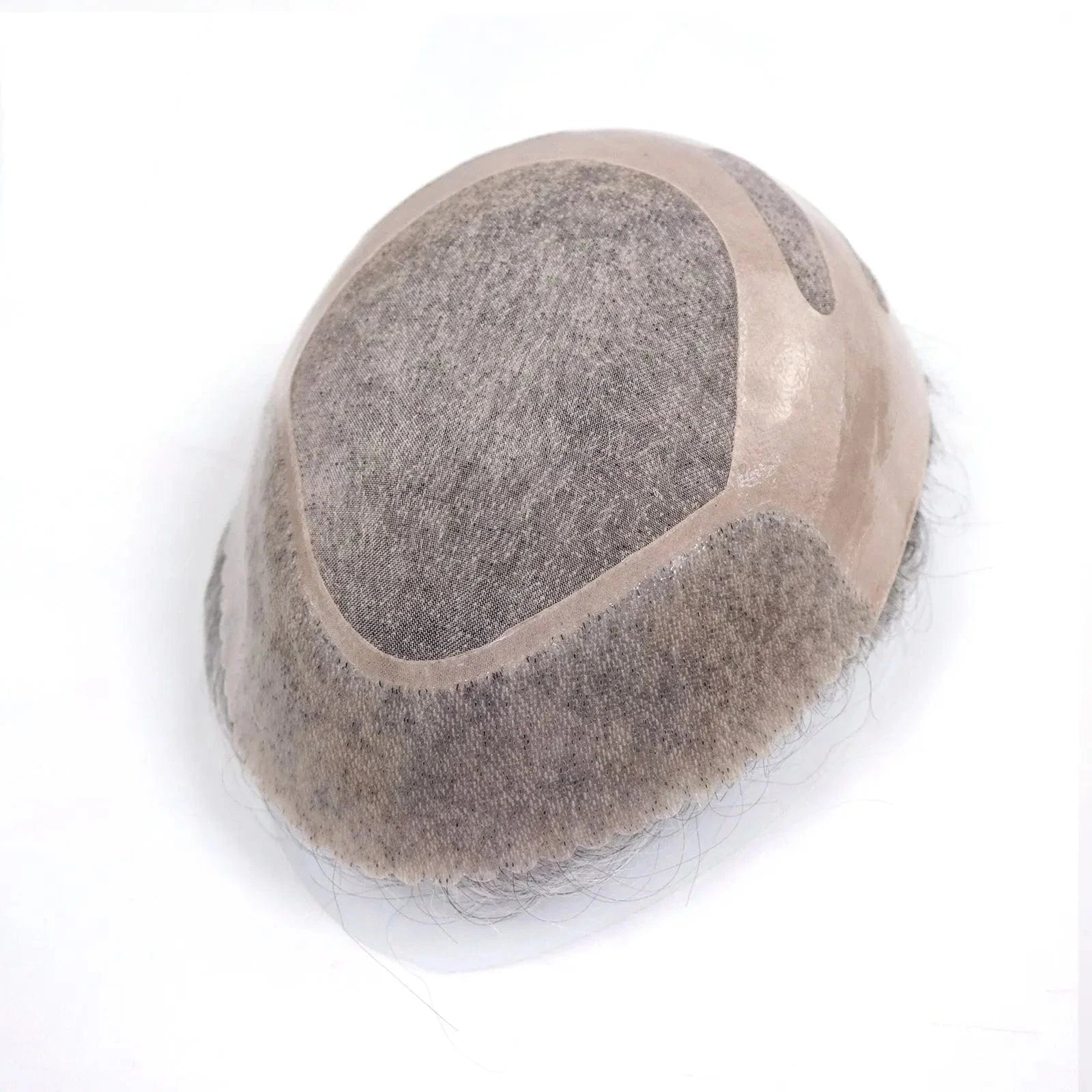 Bond Cap Natural Hair Toupee For Men Mono Top Pu Around Base Mens Wig Male Hair Replacement Systems