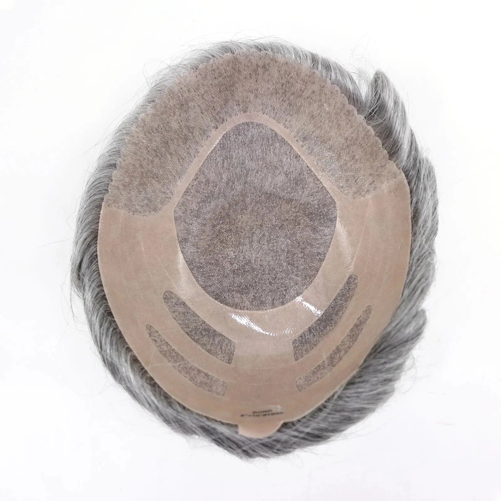 Bond Cap Natural Hair Toupee For Men Mono Top Pu Around Base Mens Wig Male Hair Replacement Systems