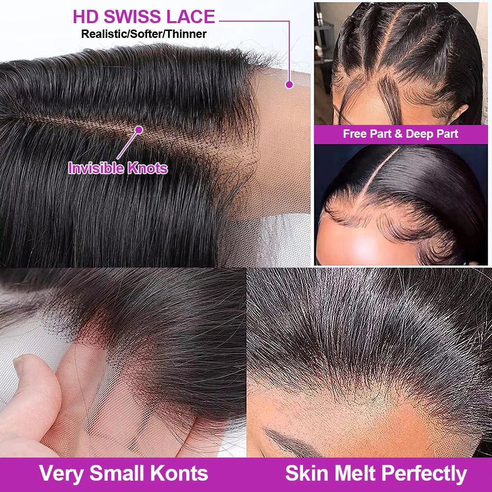 Bone Straight Glueless Bob Wig (10–16 Inch Options) - SN Wigs & More