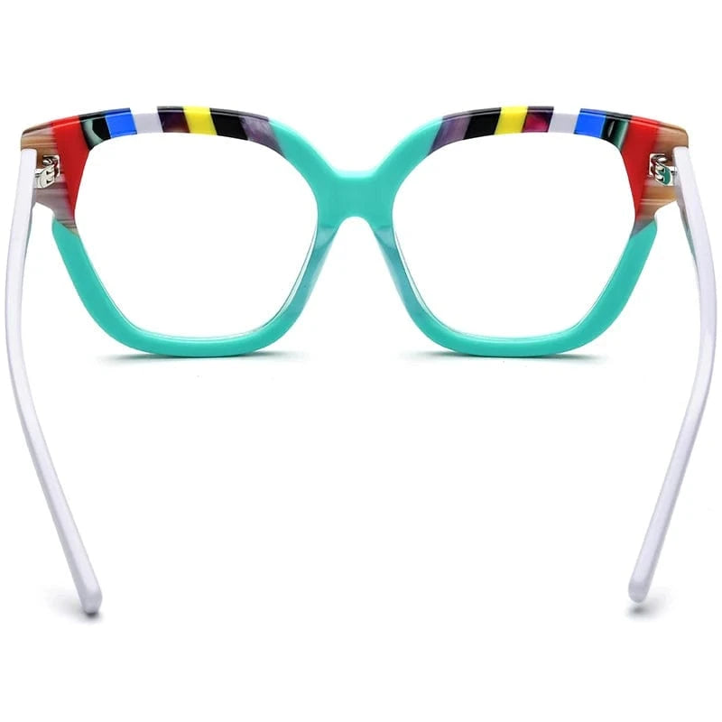 Borregls Acetate Cat Eye Glasses Frame 2024 New Trendy Eyeglasses Women Optical Prescription Spectacles Eyewear 19340