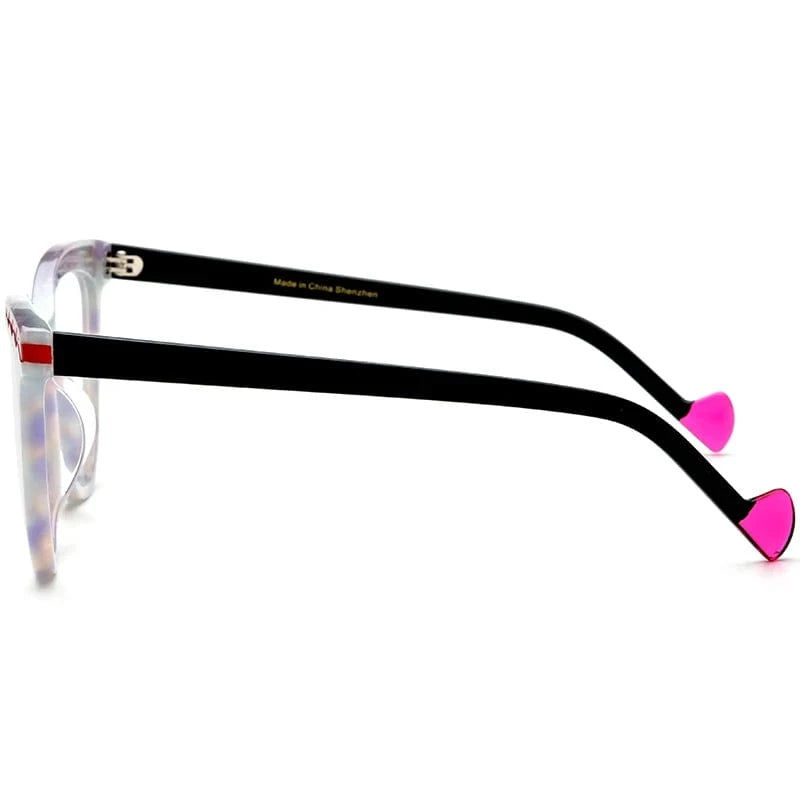 Borregls Acetate Cat Eye Glasses Frame 2024 New Trendy Eyeglasses Women Optical Prescription Spectacles Eyewear 19362