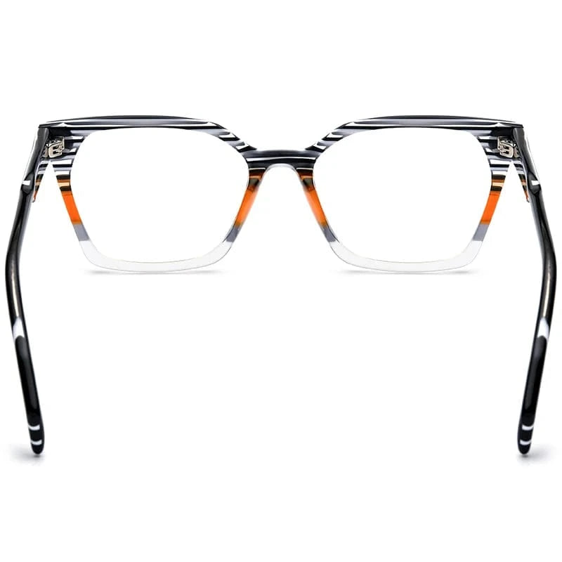 Borregls Acetate Glasses Frame Men Retro Square Eyeglasses Women 2022 Optical Spectacles Myopia Eyewear 19252
