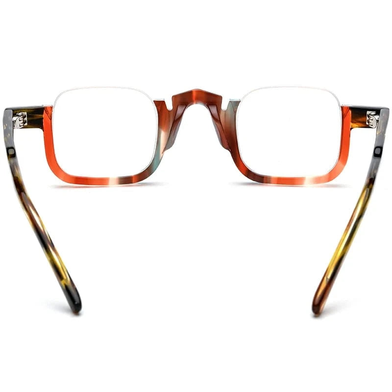 Borregls Acetate Square Glasses Frame 2024 New Trendy Eyeglasses Women Optical Prescription Spectacles Eyewear 19352