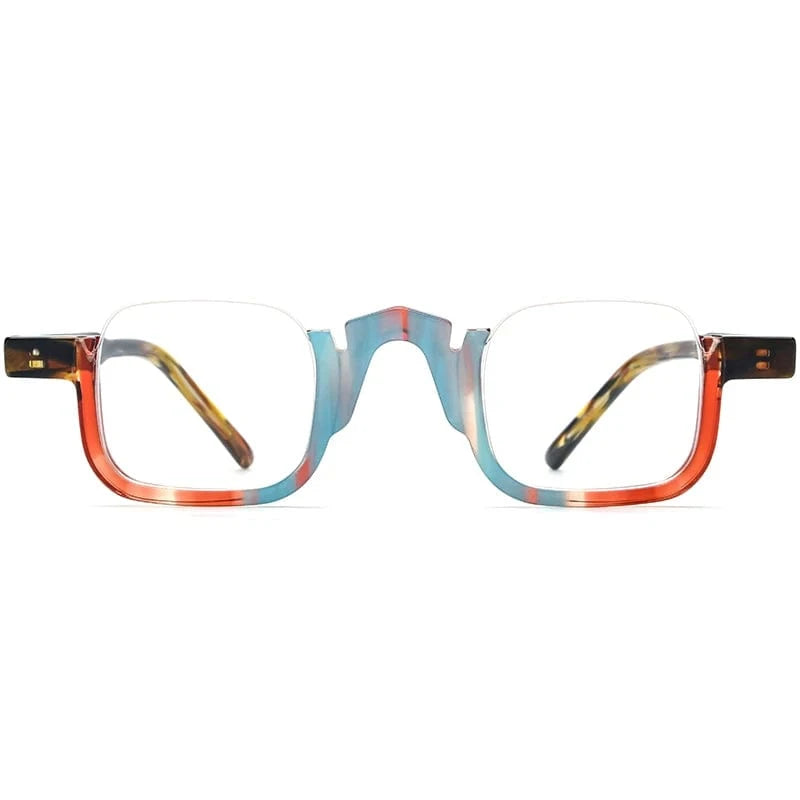 Borregls Acetate Square Glasses Frame 2024 New Trendy Eyeglasses Women Optical Prescription Spectacles Eyewear 19352