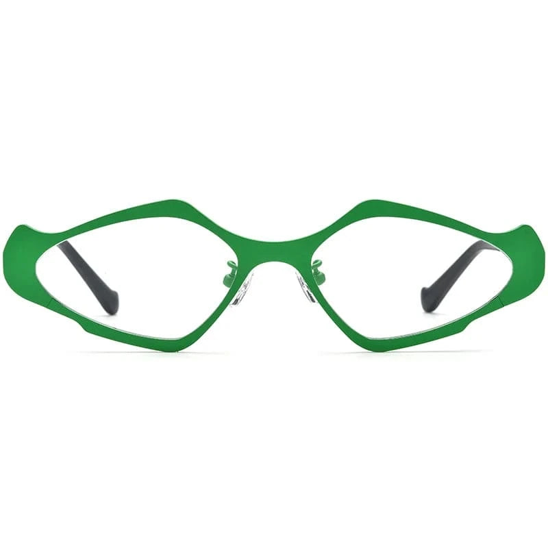 Borregls Colorful Pure Titanium Glasses Frame Women 2024 New Retro Cat Eye Optical Eyeglass Frames Men Spectacles Eyewear 185811