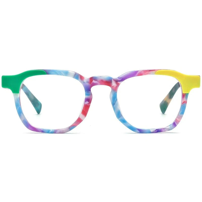 Borregls Splice Acetate Square Glasses Women Brand Design New High Quality Eyeglass Frame Spectacles Optical Eyewear 19284