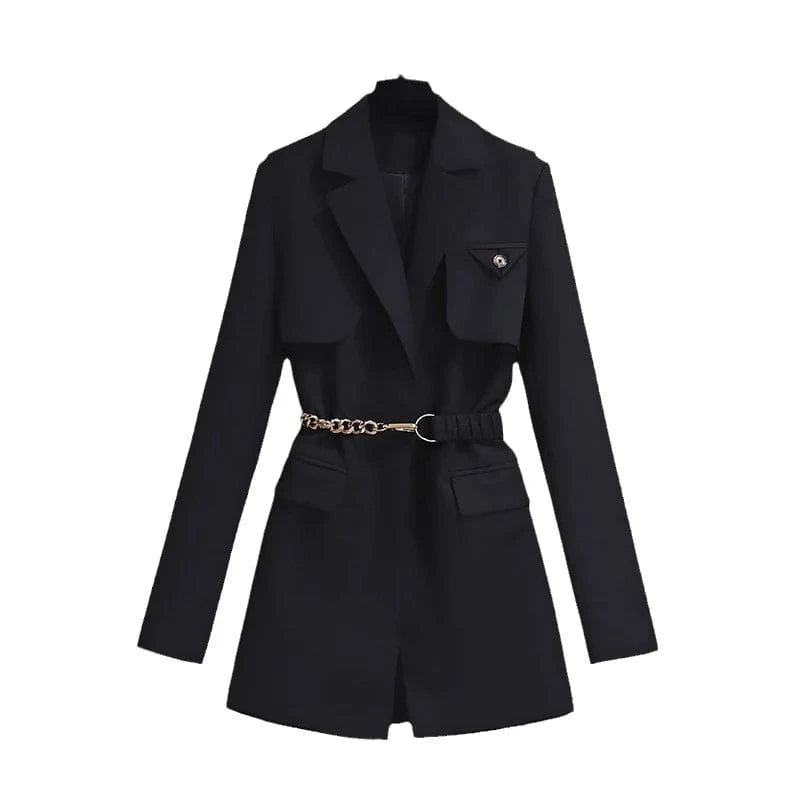 Boutique Wholesale 2024 Fashion Elegant Loose Autumn New Korean Version Coffee Casual Womens Suit