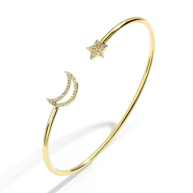 BP2236 Gold RAKOL  BP2218  wholesale  minimalist gold plated colour gemstone cubic zirconia tennis bangle bracelets women