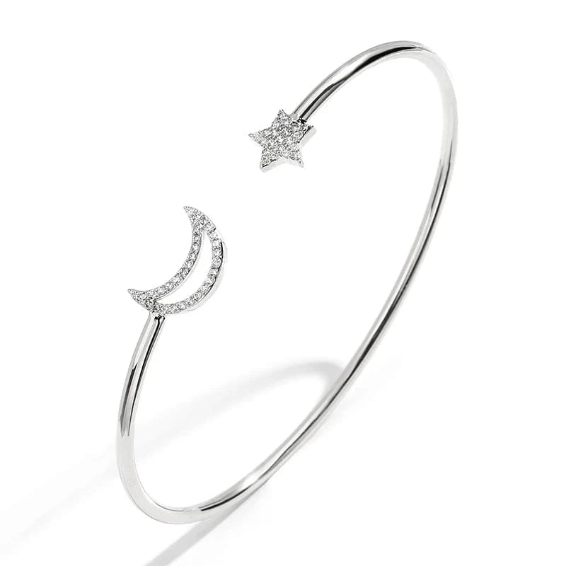 BP2236 White RAKOL  BP2218  wholesale  minimalist gold plated colour gemstone cubic zirconia tennis bangle bracelets women