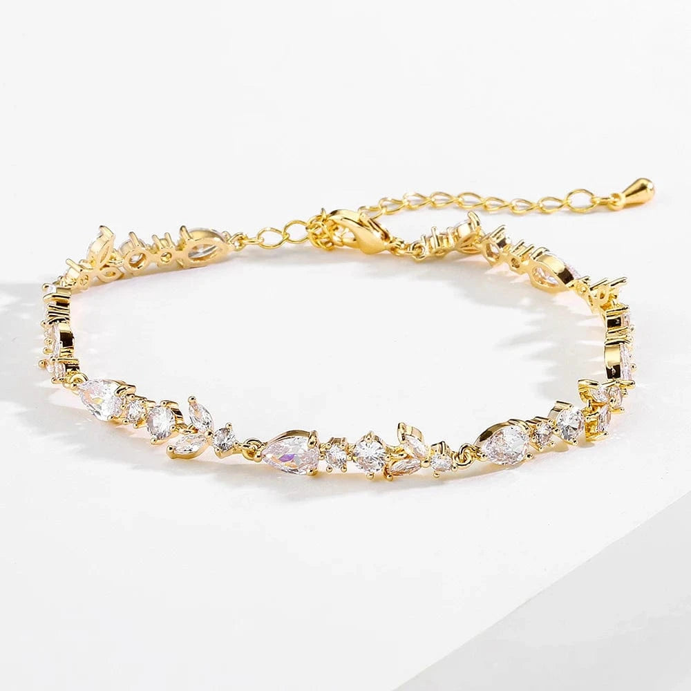 BP5034 Gold RAKOL BP2223  fashion jewelry bracelets & bangles women gold plated pearl  zirconia  adjustable bracelets girls  jewelry 2022