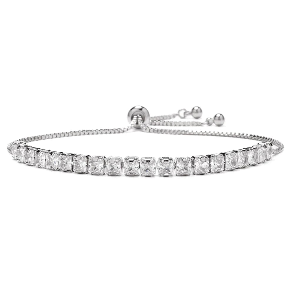 BP5102 White RAKOL BP161 Korean New Designer Fashion Jewelry gold plated  Luxury crystal Zircon Adjustable women Bracelet jewelry  2022