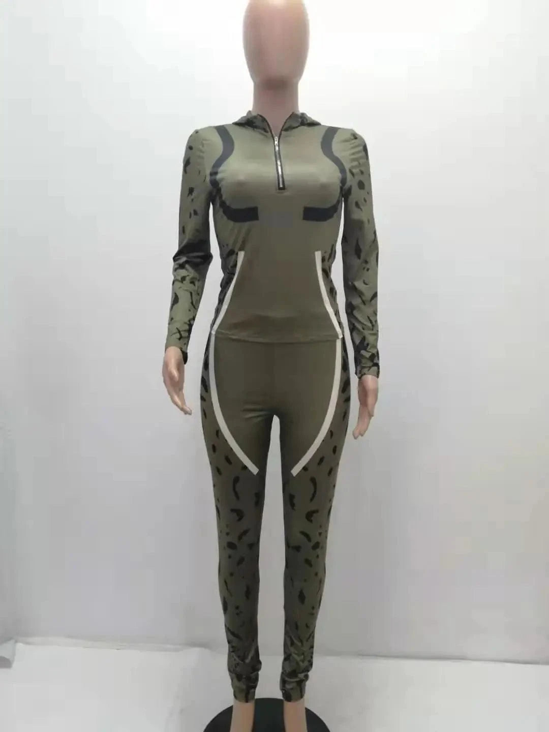 Brand Fashion Print Women Two Piece Set Outfits Elastic Fall Hoodies Sweatsuits Matching Jogger Sets Loungewear Tracksuits