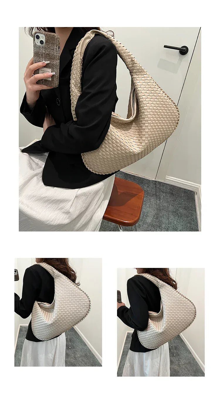 Brand Hand Carry Large Capacity Women's New Fashion Dumpling Bag Casual Shoulder Bags for Women Hot Selling - SN Wigs & More