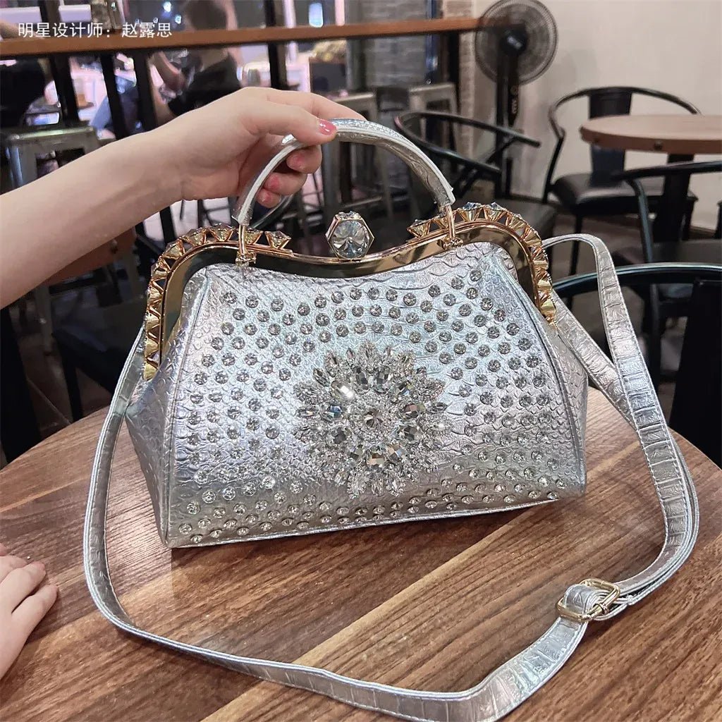 Brand Shoulder Bag New Crossbody Large Capacity Diamond Handbag for Women Сумка Женская Hot Selling - SN Wigs & More