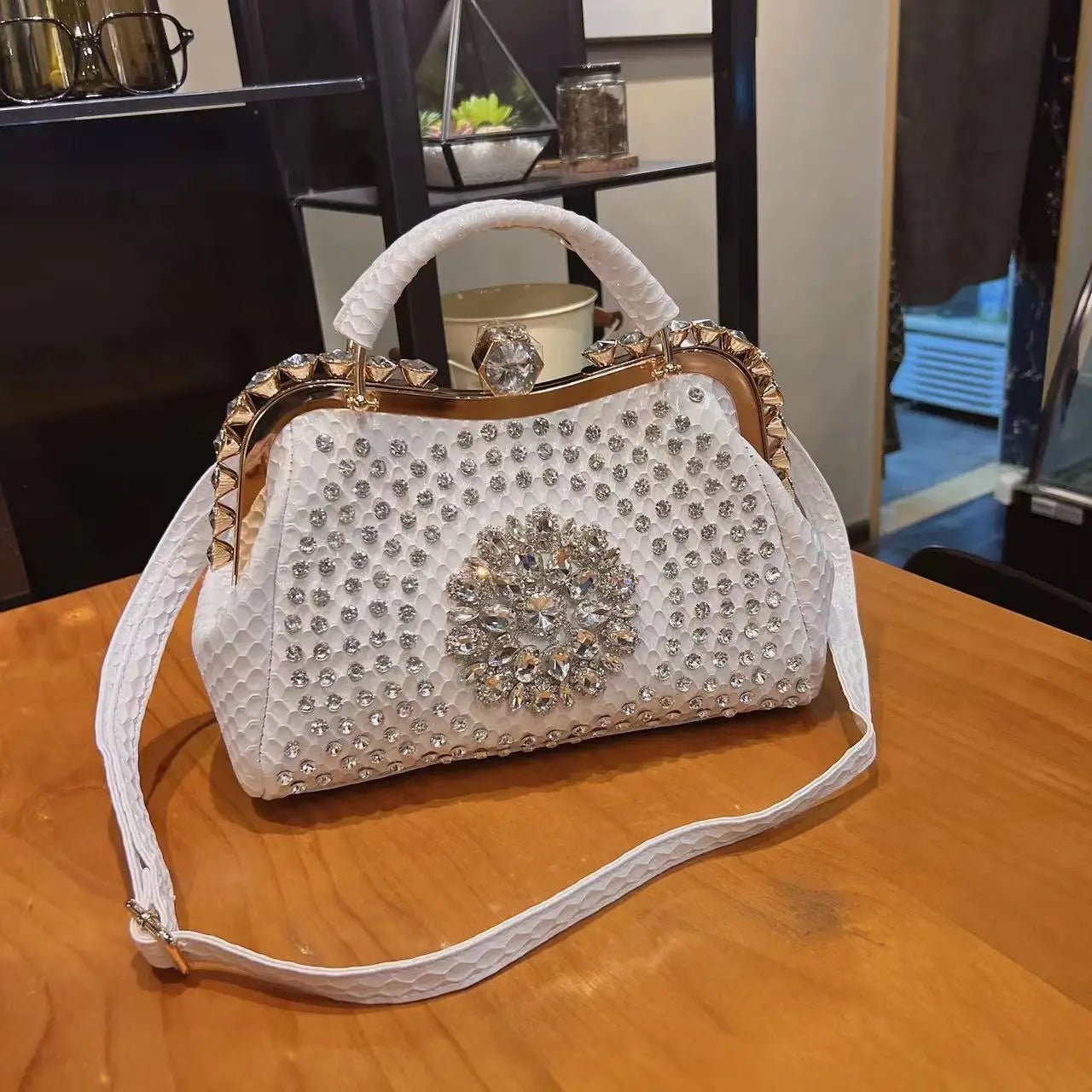 Brand Shoulder Bag New Crossbody Large Capacity Diamond Handbag for Women Сумка Женская Hot Selling - SN Wigs & More