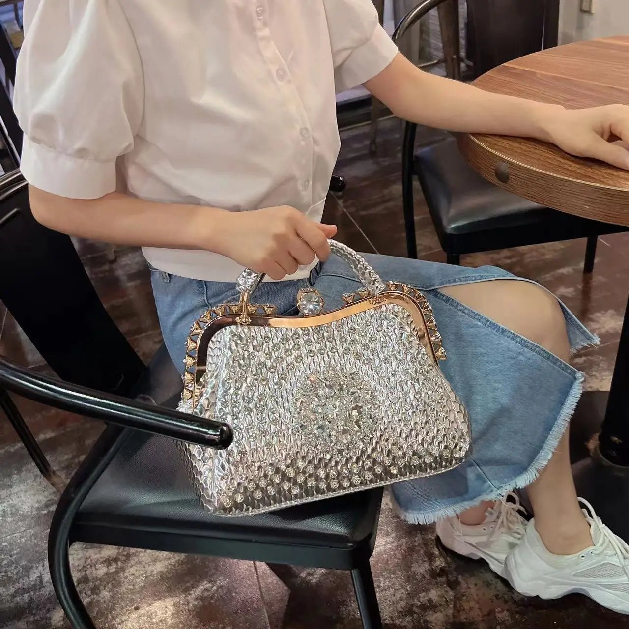 Brand Shoulder Bag New Crossbody Large Capacity Diamond Handbag for Women Сумка Женская Hot Selling - SN Wigs & More