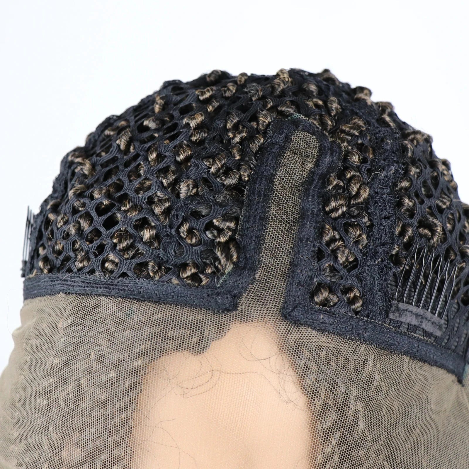 Brown / 20 Inches Synthetic Lace Wigs Twist Dreadlocks Braided Synthetic Human Hair Wigs Synthetic Wig With Lace Front