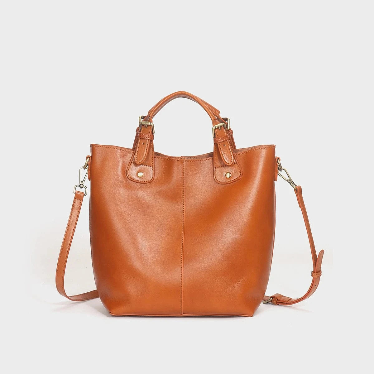 Brown 2024 Designer Inspired Fashion Women Genuine Leather Cross Bag Women'S Bucket Shoulder Crossbody Bags Bulk Ladies Handbag
