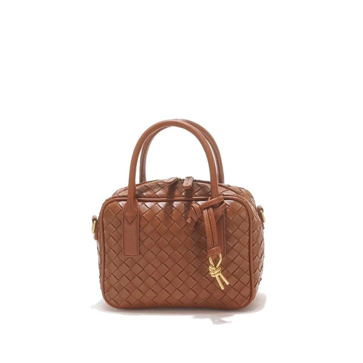 brown 2024 New Europe and the United States retro braided bag high quality French ladies handbags fashion trend shoulder crossbody bag