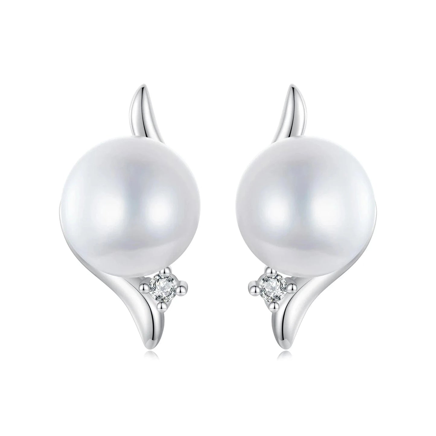 BSE961 Qings Fashion Design Jewelry 925 Sterling Silver Zircon Earrings Fine Jewelry Custom Making Simple Cute Stud For Woman Earrings