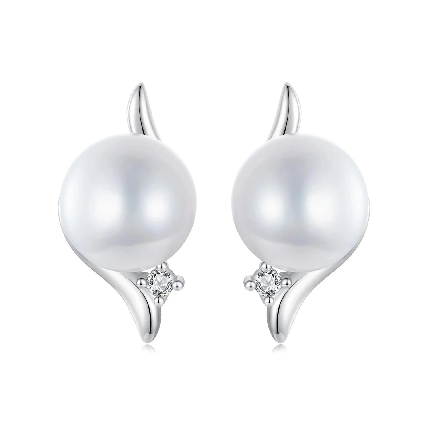 BSE961 Qings Fashion Design Jewelry 925 Sterling Silver Zircon Earrings Fine Jewelry Custom Making Simple Cute Stud For Woman Earrings