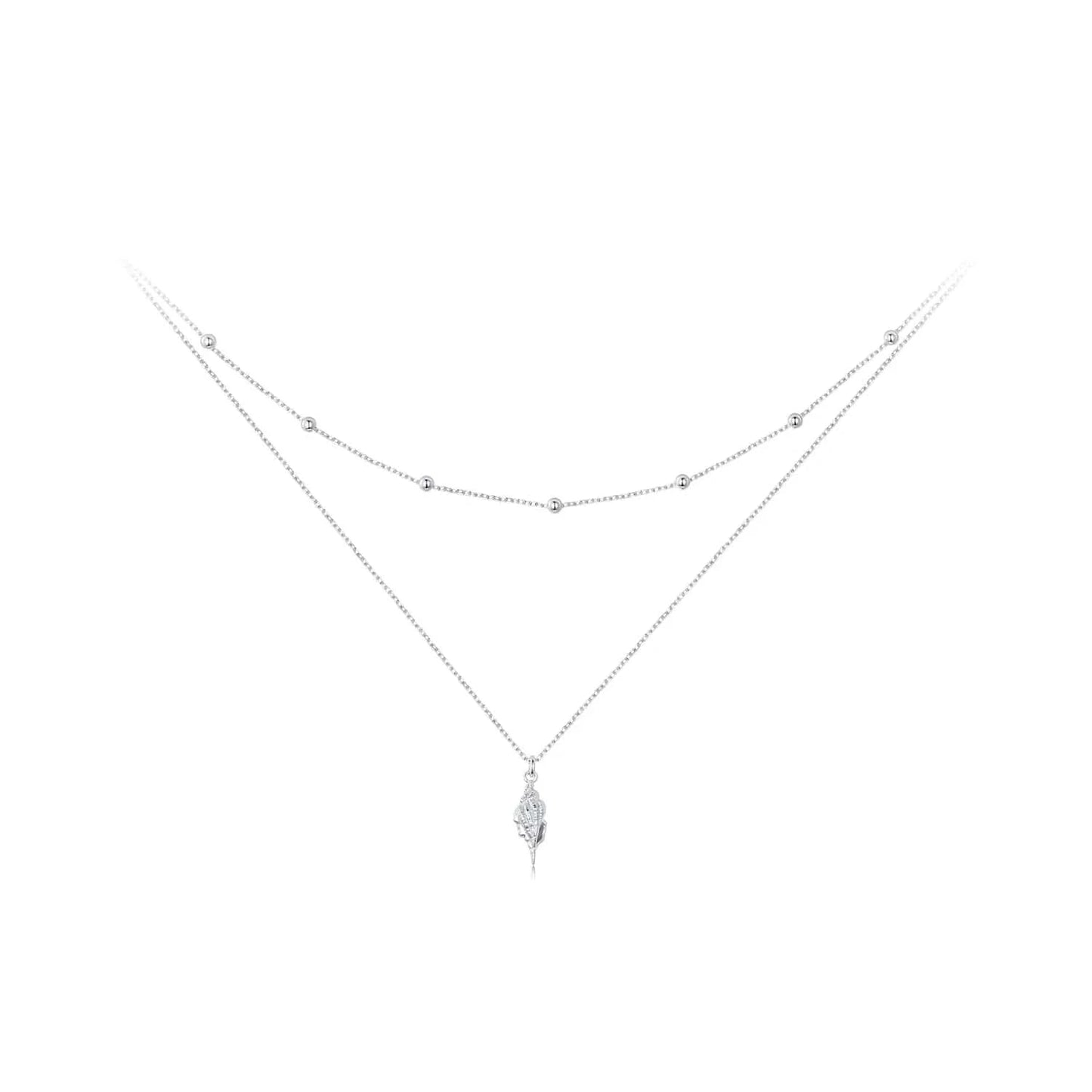 BSN387(420mm)adjustable Qings Fashion Sterling Silver Jewelry Sets Fine Jewelry Marine Blue Ocean Conch Shell Turtle Bracelet Necklace Ring Earrings Set