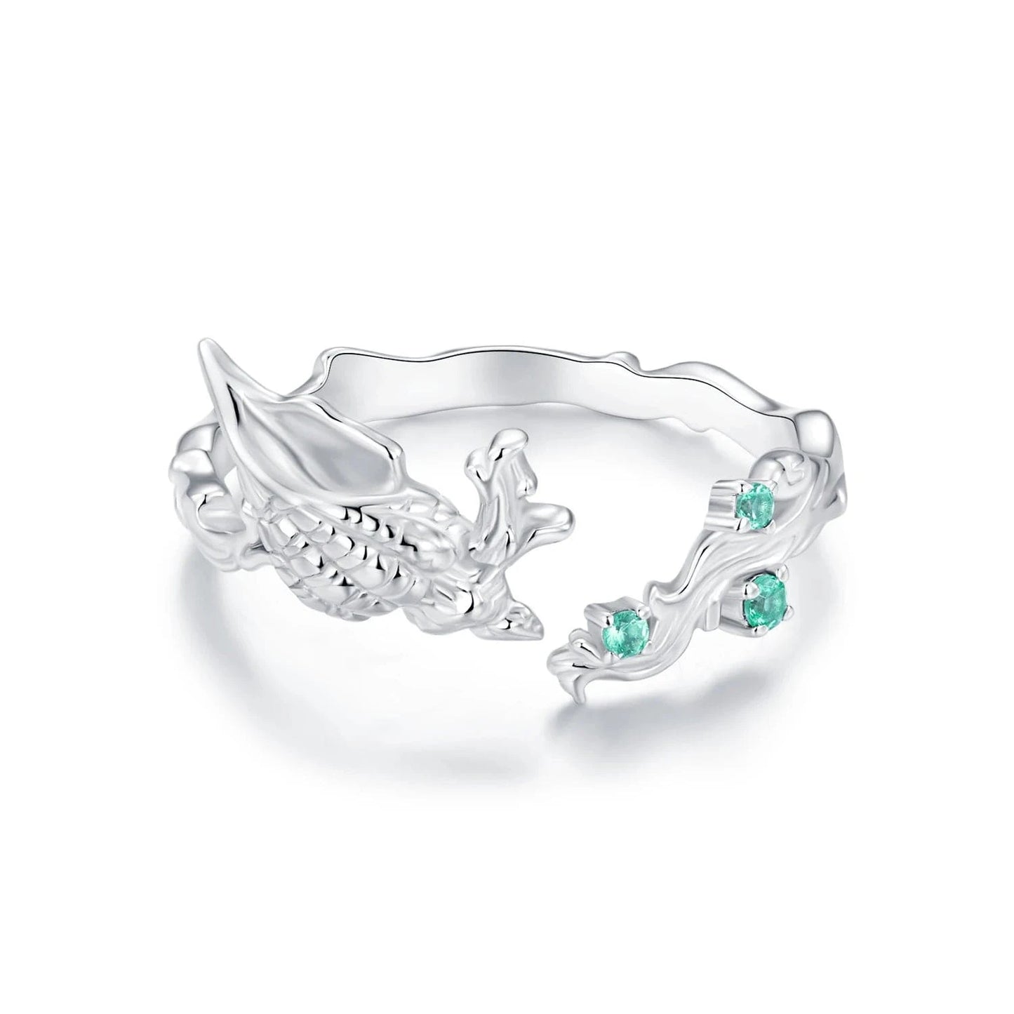 BSR554-E Qings Fashion Sterling Silver Jewelry Sets Fine Jewelry Marine Blue Ocean Conch Shell Turtle Bracelet Necklace Ring Earrings Set