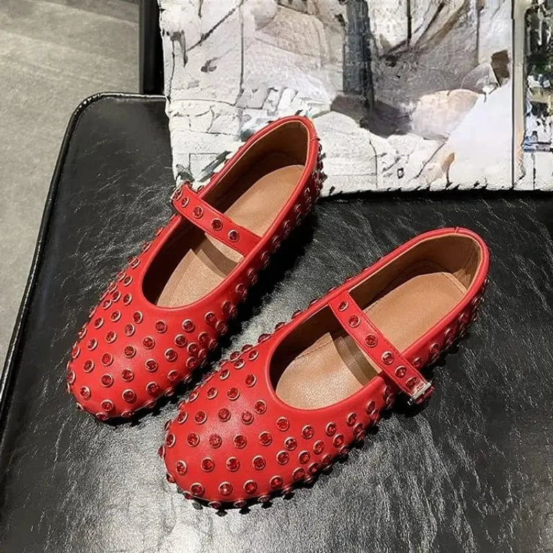 Buckle High Quality Designer Fall and Winter Outdoor 2024 Luxury Ladies Flat Shoes for Women
