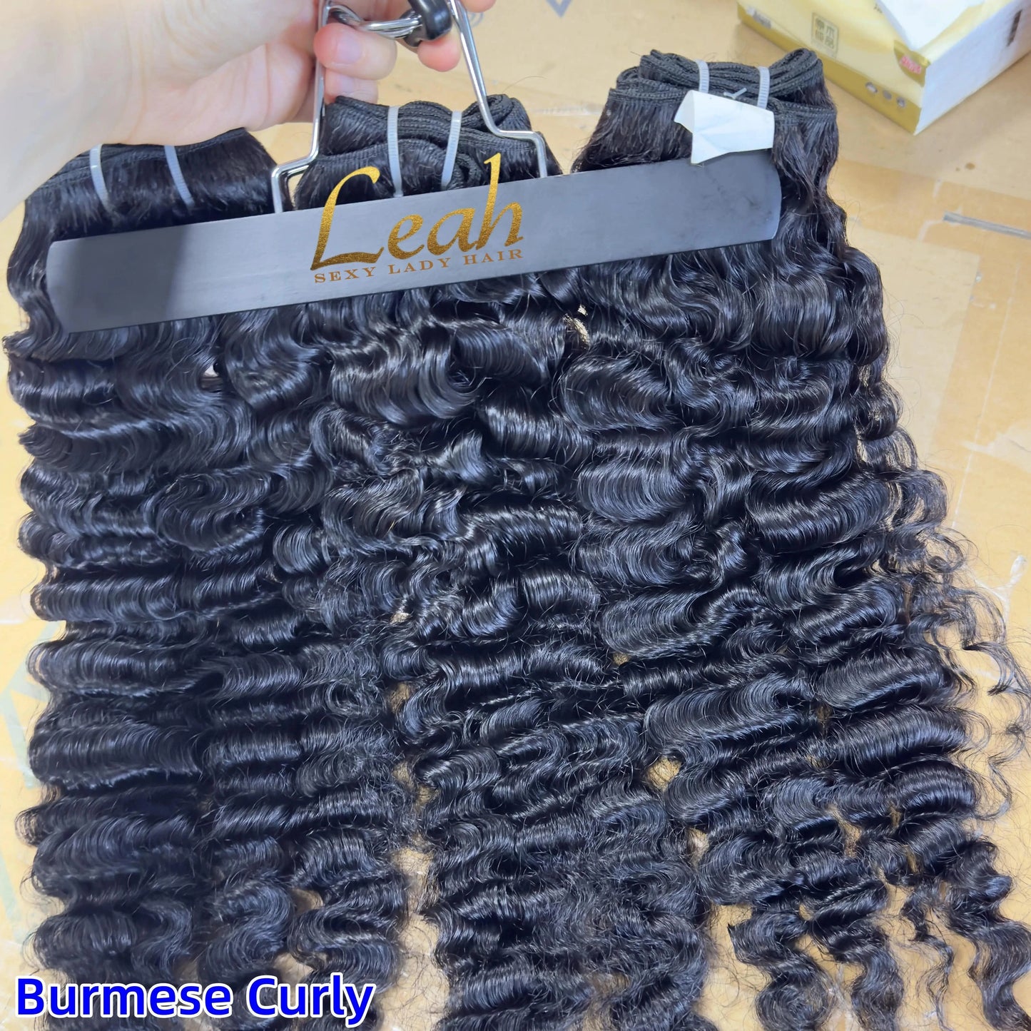 Burmese Curl Double Weft Human Hair 3b 3c Curly Bundles Cambodian Body Wave Hair Extension Full Head Wholesale
