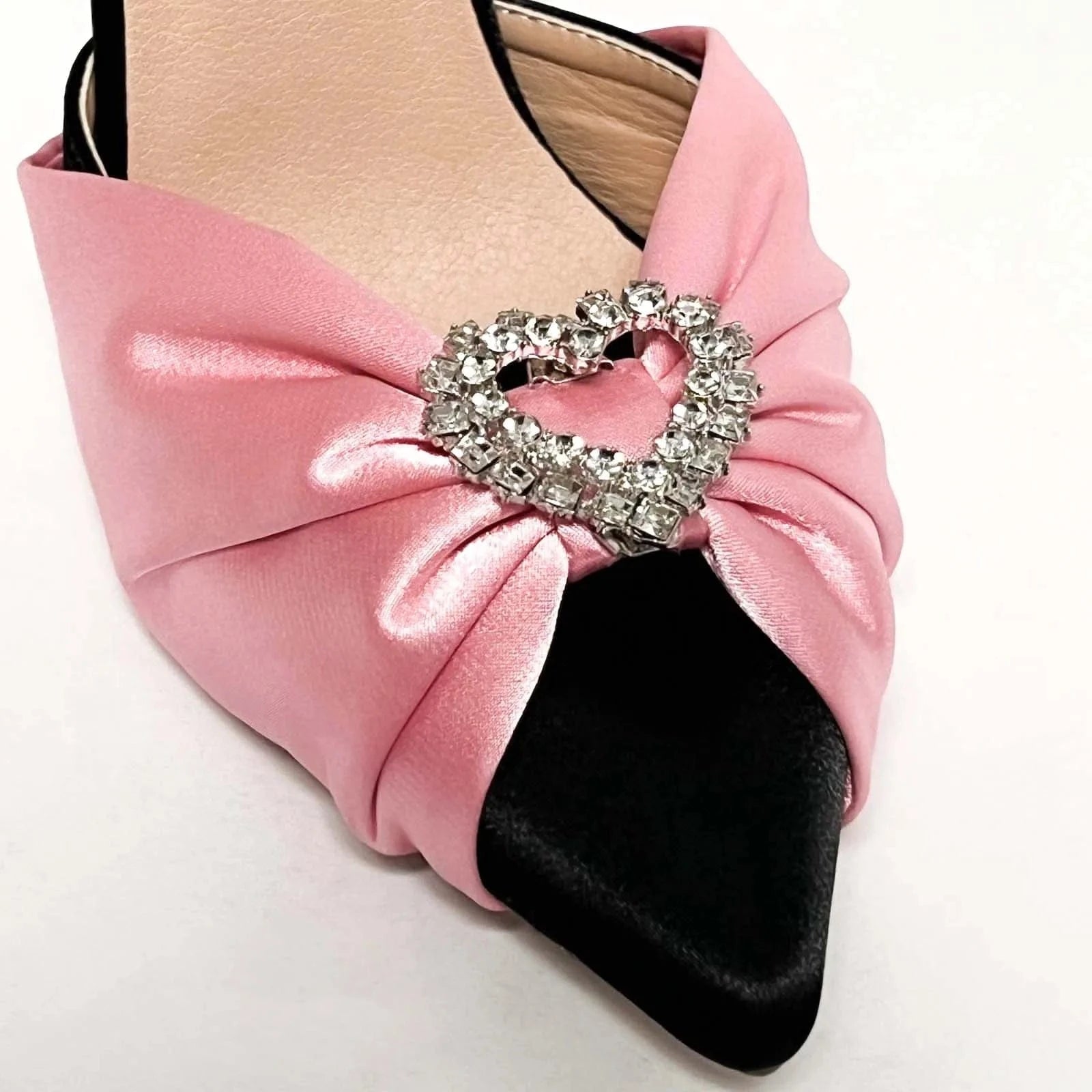 BUSY GIRL FL4642 pumps heels 2023 sexy wedding heels glitter bows rhinestone heart heels sandals for women