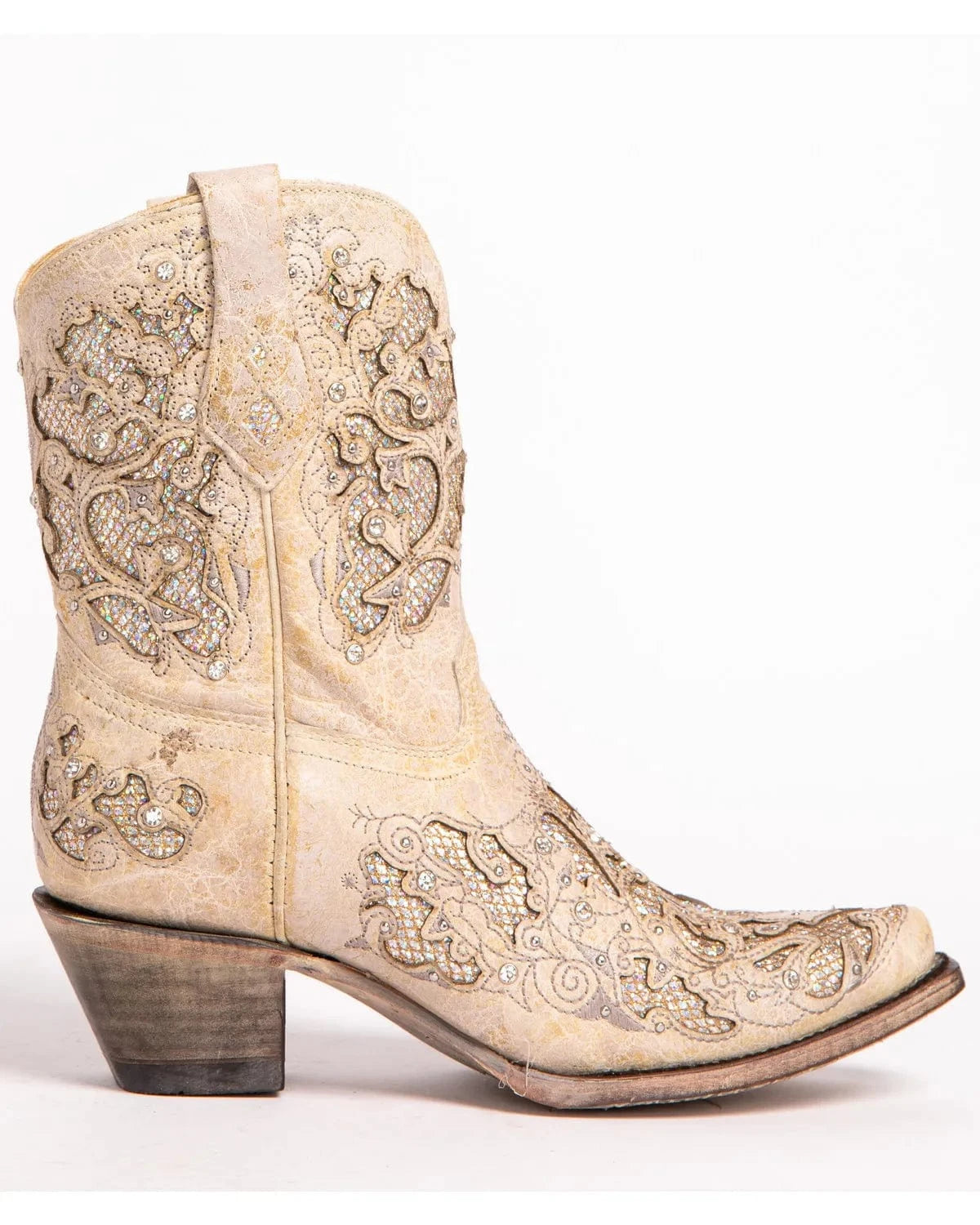 BUSY GIRL MLE3001 New style autumn winter women's shoes retro breathable pointy embroidery women's high heel ankle boots