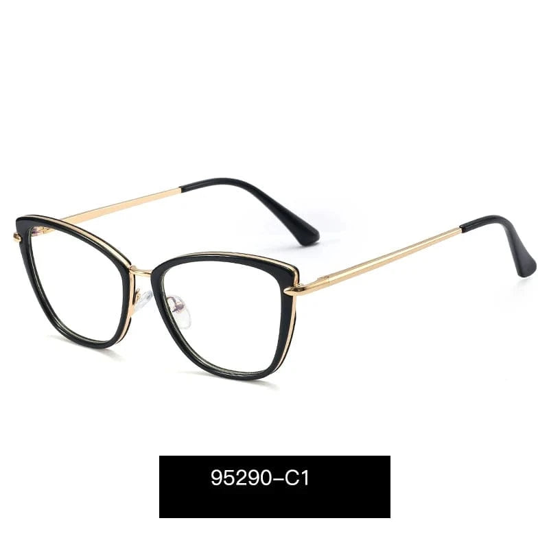 C1 Gloss black MS 95290 New Arrivals Online Celebrity Style Optical Eyewear Glasses Frame Blue Light Computer Glasses Spectacles