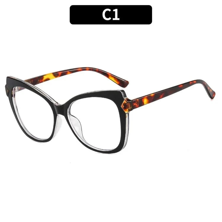 C2 2024 Glasses wholesale Fashion Cat Eye Glasses For Computer Anti Blue Light Eyewear Vantage Blue Light Blocking TR90 Eyeglasses