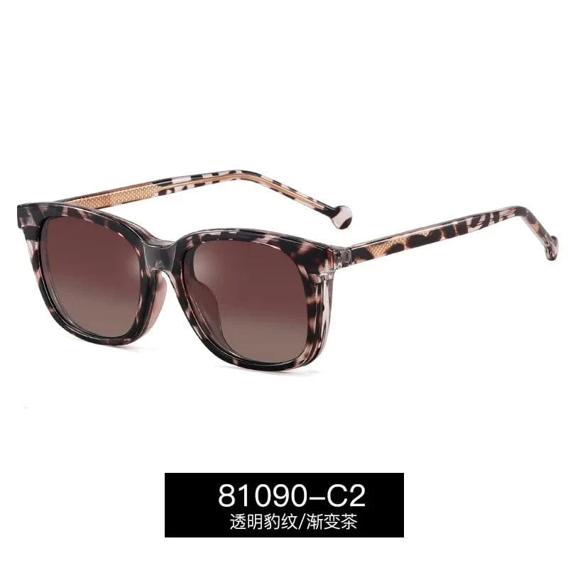 C2 / clip on 2024 New Arrival spectacle frame tr90 polarizing magnetic glasses 2 in 1 magnetic eyeglasses magnet glass wiping for women