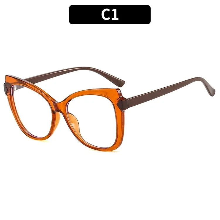 C3 2024 Glasses wholesale Fashion Cat Eye Glasses For Computer Anti Blue Light Eyewear Vantage Blue Light Blocking TR90 Eyeglasses