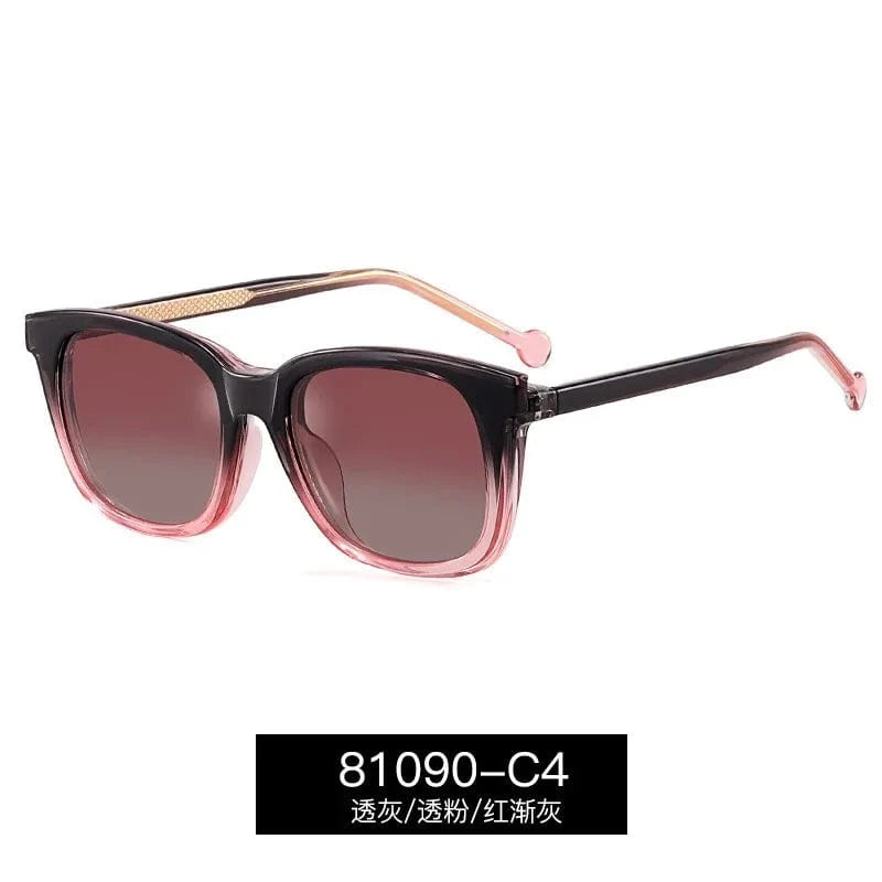 C4 / clip on 2024 New Arrival spectacle frame tr90 polarizing magnetic glasses 2 in 1 magnetic eyeglasses magnet glass wiping for women