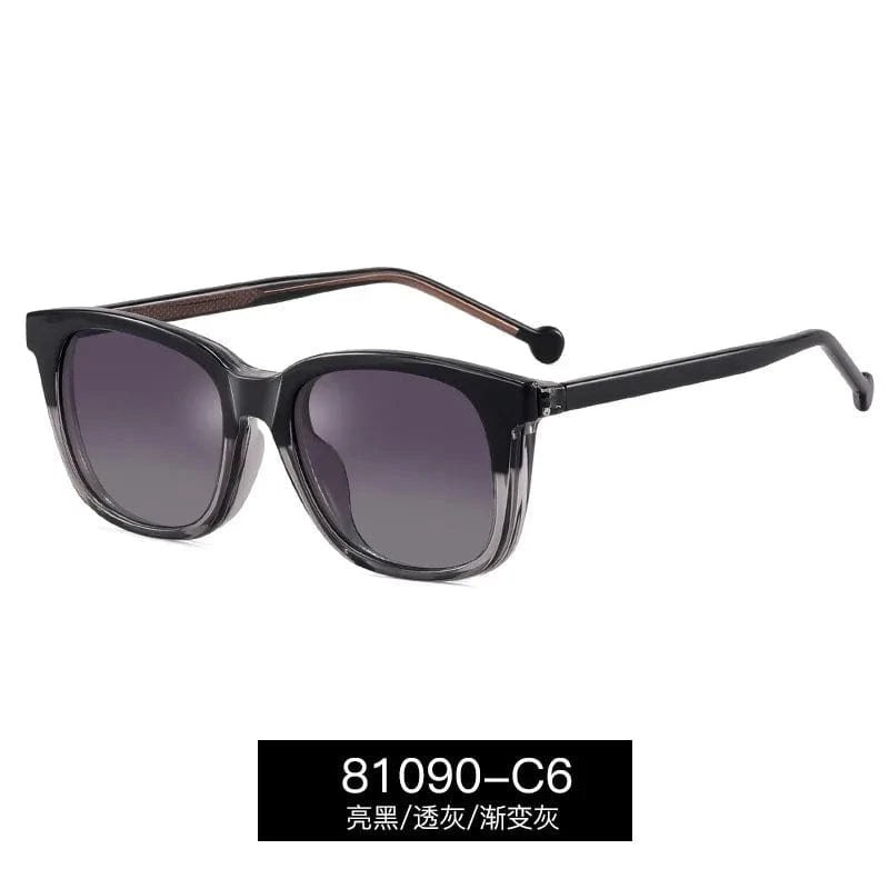 C6 / clip on 2024 New Arrival spectacle frame tr90 polarizing magnetic glasses 2 in 1 magnetic eyeglasses magnet glass wiping for women