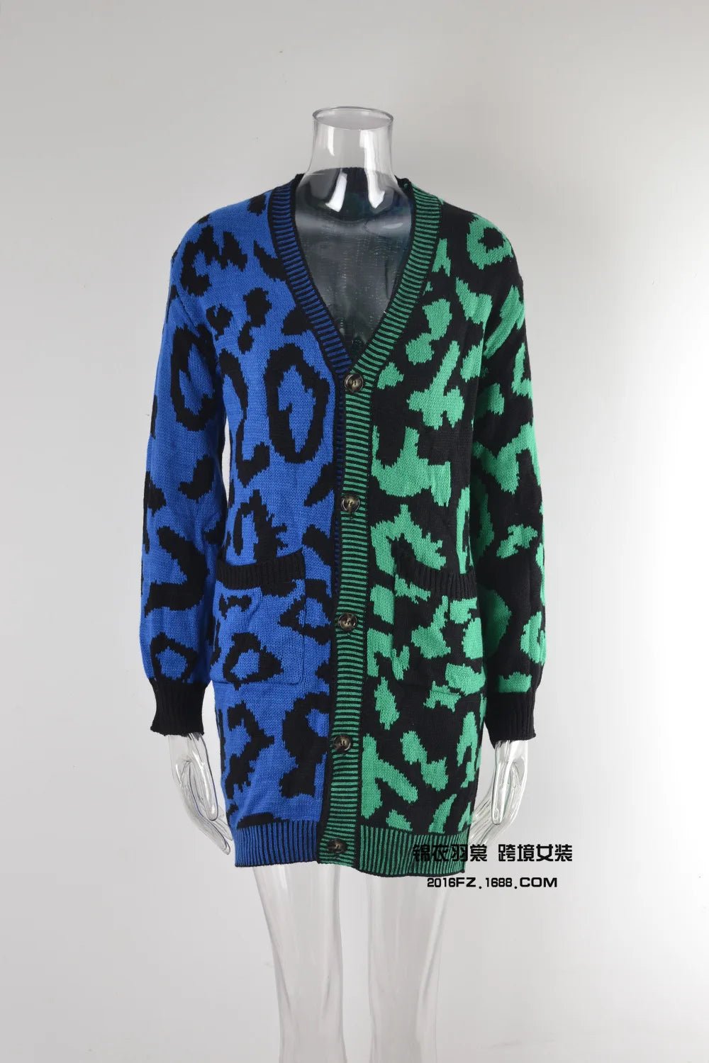 Cardigan Sweater + Knitted Thick Fabric With V - Neck And Long Sleeves + Loose Fit Winter Casual Style - SN Wigs & More