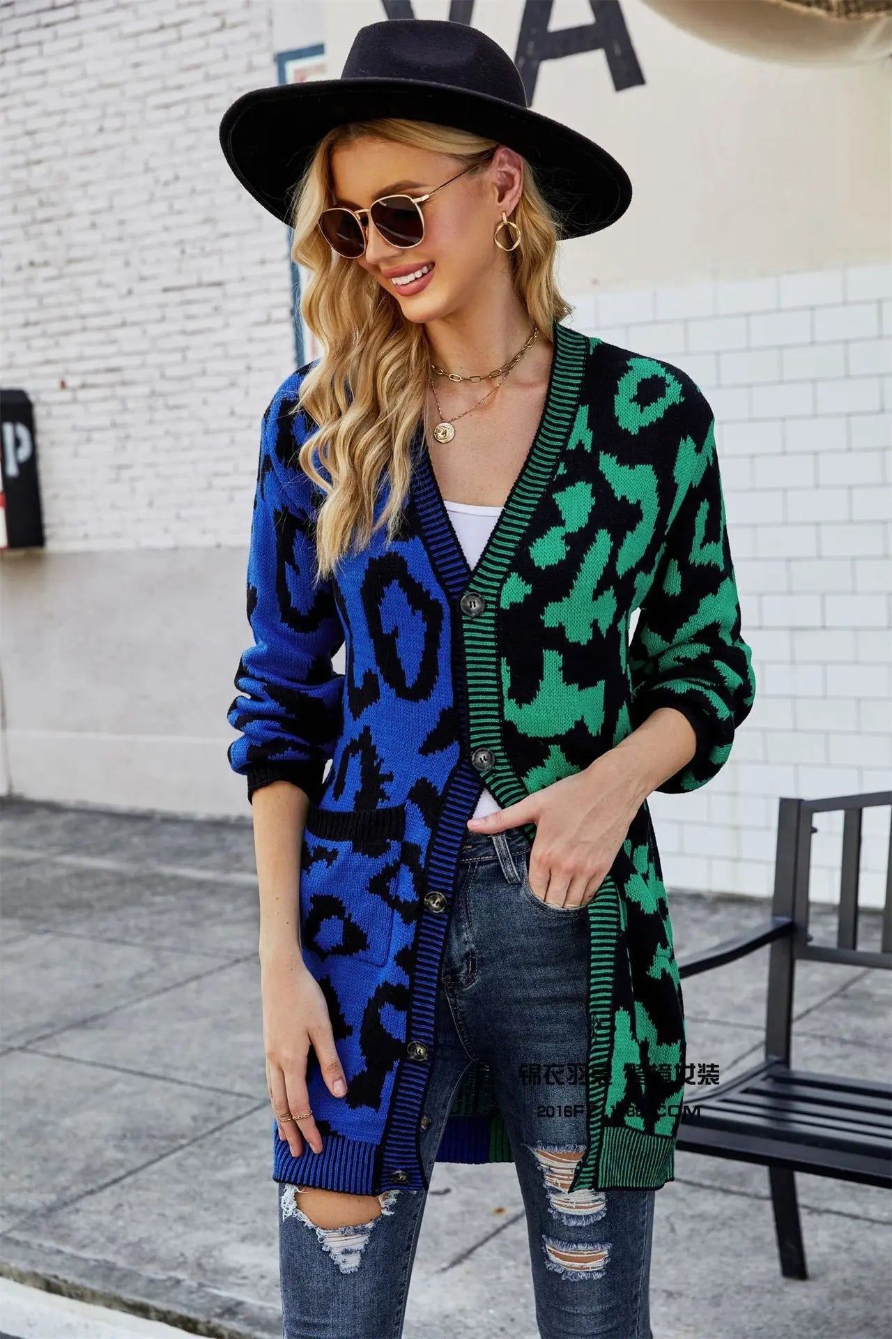Cardigan Sweater + Knitted Thick Fabric With V - Neck And Long Sleeves + Loose Fit Winter Casual Style - SN Wigs & More