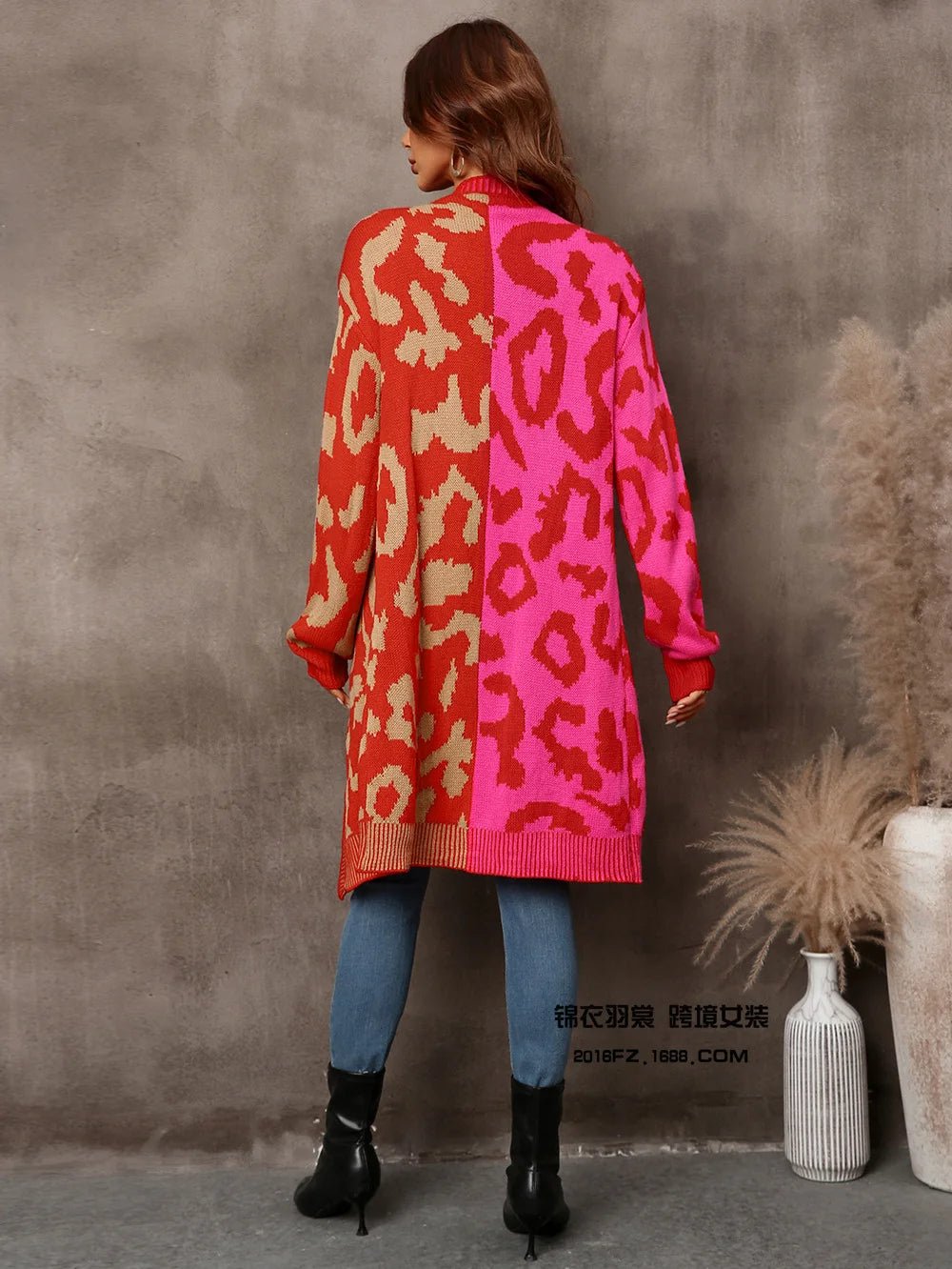 Cardigan Sweater + Knitted Thick Fabric With V - Neck And Long Sleeves + Loose Fit Winter Casual Style - SN Wigs & More