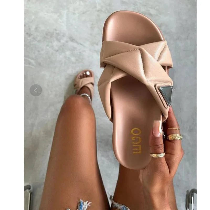 Casual  summer solid texture sandals women's shoes sandals white women's sandals with tassels