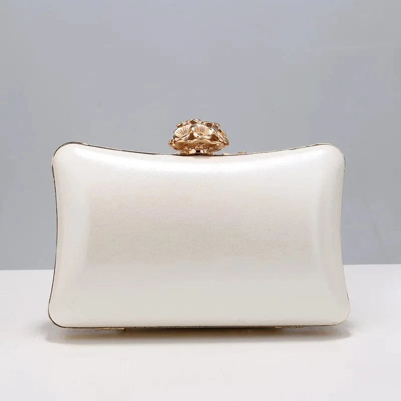 Chain Bride Clutch Purse for Women Luxury Wedding Prom Party Rhinestone Evening Bag Women