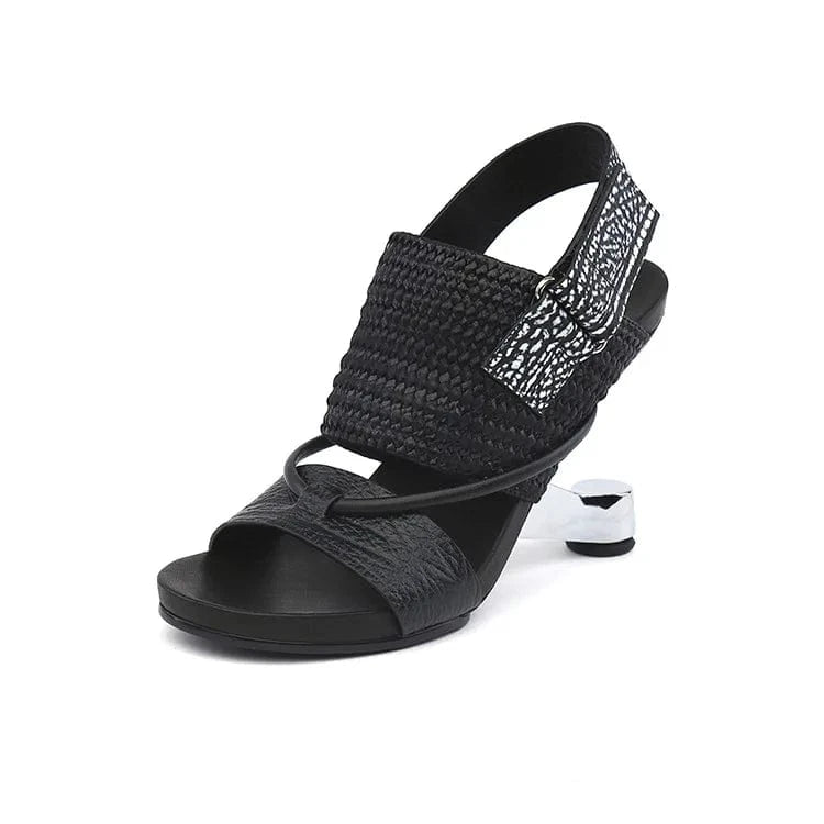 Chaussures Femme Fashion Round-toe Open-toe Zapatos De Mujer Slingback Lace Up High Heel Sandals For Ladies Dating Party Sandals