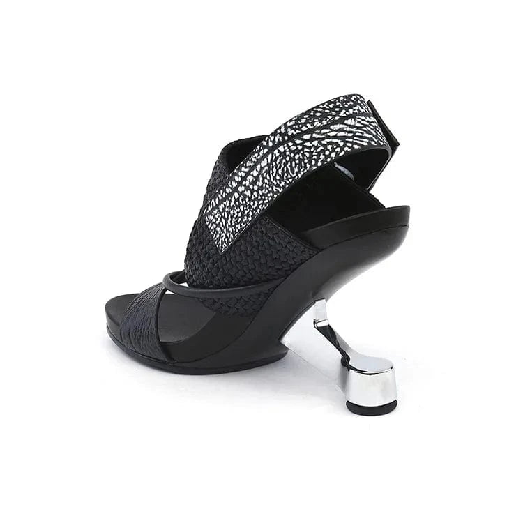 Chaussures Femme Fashion Round-toe Open-toe Zapatos De Mujer Slingback Lace Up High Heel Sandals For Ladies Dating Party Sandals