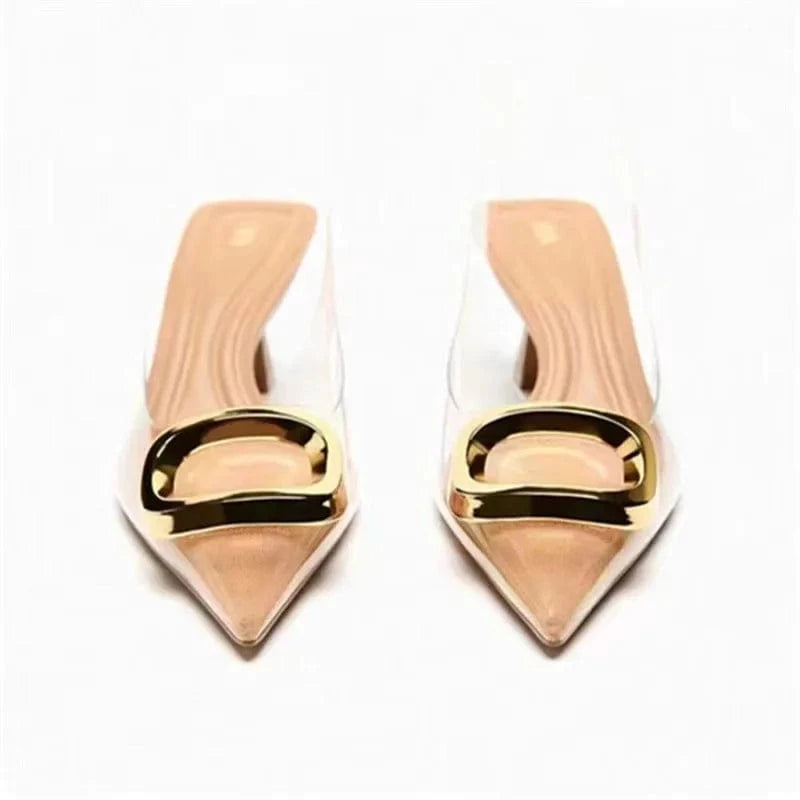 Chaussures Femme New Women Shoes 2023 Bowtie Crystal Slingback High Heels ZA Shoes Summer Autumn High Heel Sandals