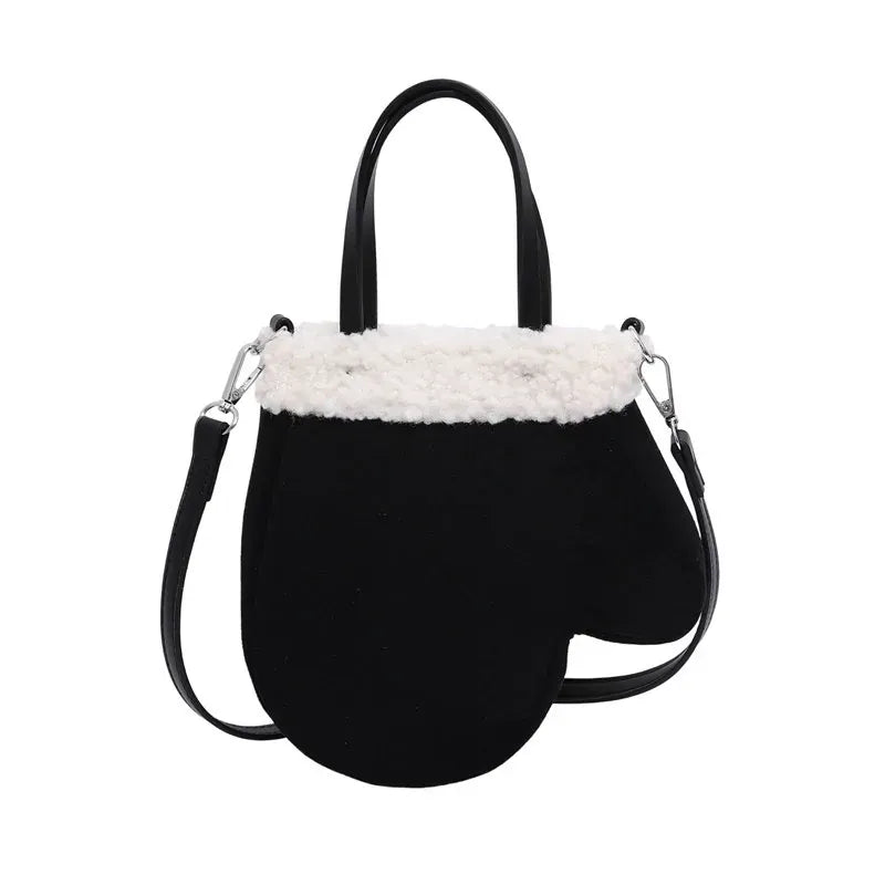 Christmas Boots Messenger Bag Creative Fashion New Retro Glove Bag Messenger Bag Mobile Phone Bag Frosted Suede Cute Gift Wallet - SN Wigs & More