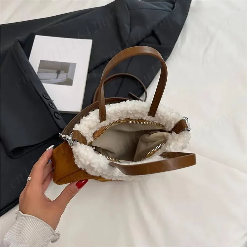 Christmas Boots Messenger Bag Creative Fashion New Retro Glove Bag Messenger Bag Mobile Phone Bag Frosted Suede Cute Gift Wallet - SN Wigs & More