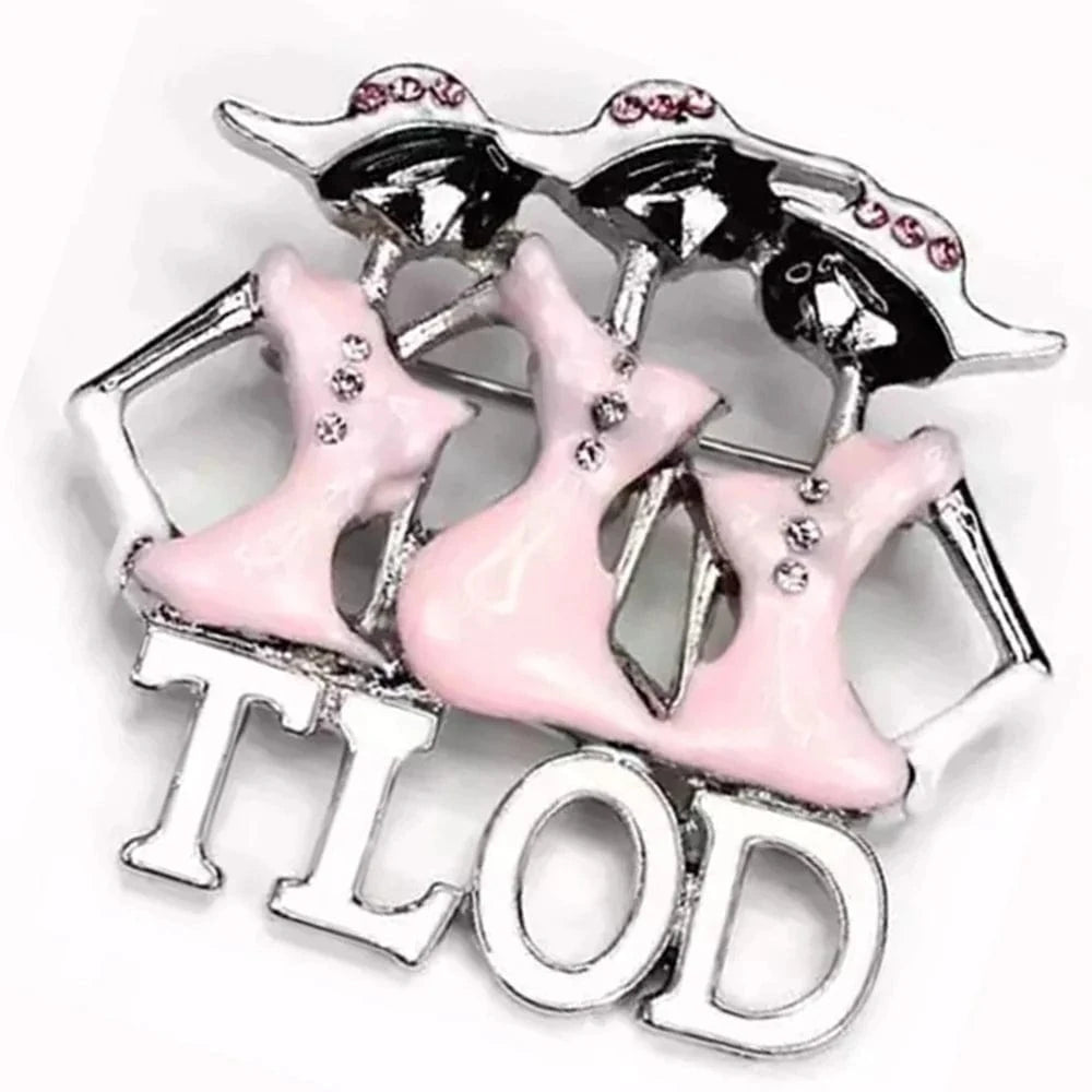 classic / 19CM / TLOD Top Ladies of Distinction Silicone bracelet sorority TLOD Pink White Wristbands PVC Bracelet Fellowship Rubber Bracelets