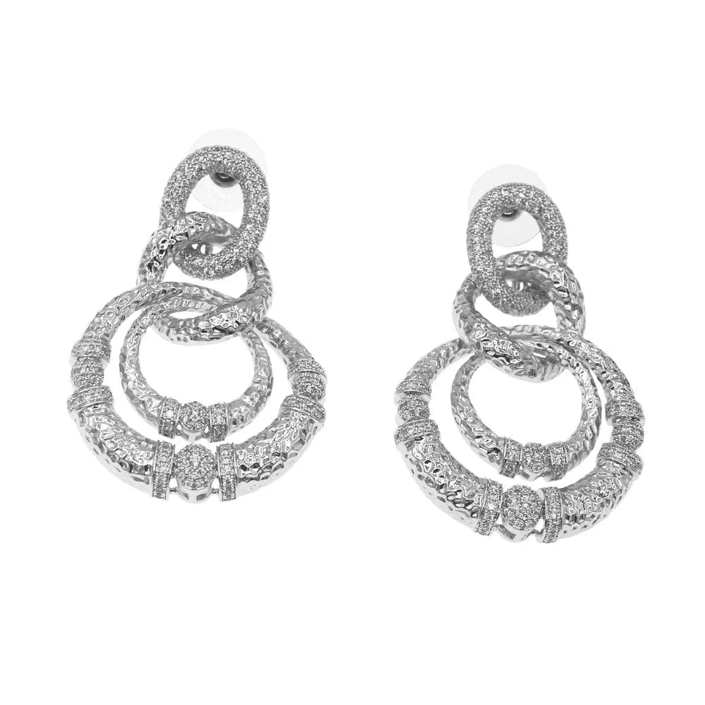 classic / As the picture Yulaili High Quality American Diamond Cubic Zirconia Stones Earrings Women Party Costume Accessories Factory Jewelry Wholesale